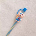 Axyaa Silicone Straw Cover Set with Brush and Plug Cap