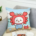 Axyaa Mochi Cat Luxury Cushion Cover Set for Sofa and Bed