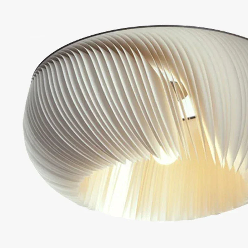 Axyaa LED Parchment Ceiling Pendant Light for Living Room, White Paper Hanging Lamp