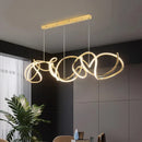 Axyaa LED Chandeliers: Modern Pendant Lamps for Living and Dining Room Lighting