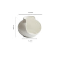 Axyaa Vase-Shaped Ceramic Dessert Plate for Stylish Dining