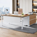 Axyaa 55" Computer Desk - Home Office Writing Table Workstation