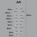 Axyaa Modern Light Luxury Pendant Lights for Staircase and Living Room decor