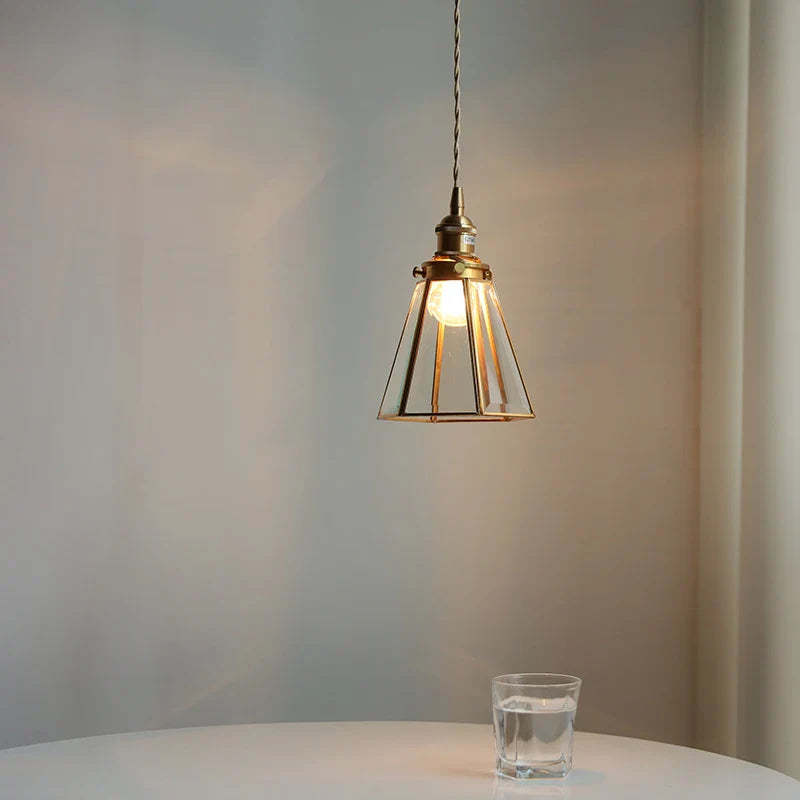 Axyaa Clear Glass LED Pendant Lights - Nordic Modern Decor Loft Restaurant Hanging Lamp