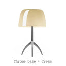 Modern Bauhaus Glass Table Lamp in Vibrant Colors by Axyaa