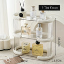 Axyaa Acrylic Makeup & Perfume Organizer: 3 Tier Cosmetic & Spice Rack Tray
