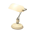 Axyaa Glass Table Lamp: Elegant LED Light for Home Office Bedroom Study