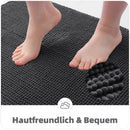 Axyaa Chenille Bath Mat: Soft Absorbent NonSlip Microfiber Rug