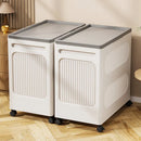 Axyaa 60cm Foldable Toy Chest & Rolling Storage Box with Wheels