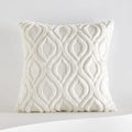Axyaa Fluffy Embroidery Diamond Cushion Cover 45x45cm