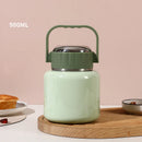 Axyaa Stainless Steel Vacuum Flask Stew Beaker, Large Capacity Insulated Lunch Box