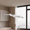 Axyaa Wood Grain Pendant Light for Japanese Restaurant Study Decor