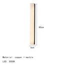Axyaa Marble Wall Lamp Gold Black Metal Base for Home Hotel Lighting