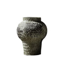 Axyaa Coarse Pottery Porcelain Vase Chinese Retro Floral Arrangement Home Decor