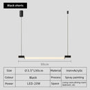 Axyaa LED Pendant Light | Modern Staggered Pendant | Dining Room Study Office Lighting