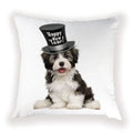 Cute Dog Cat Pillow Cover 45X45CM for Home Decor - Axyaa Brand