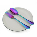 Axyaa Rose Gold Stainless Steel Cutlery Set Fork Spoon Dinnerware
