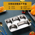 Stainless Steel Kitchen Storage Tray by Axyaa: Organize Dishes & Utensils for School or Company