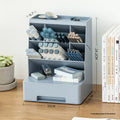 Axyaa Desktop Pencil Holder Organizer with Divided Drawer for Office and Students
