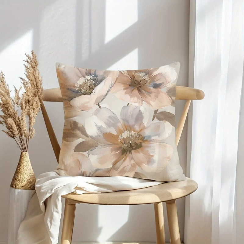 Axyaa Floral Pattern Pillowcase for Home Decor