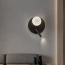 Axyaa Marble Spotlight Wall Lamp - Nordic Italian Minimalist Bedroom Desk Light