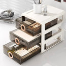 Axyaa Desktop Drawer Organizer Office A4 File Cosmetics Storage Cabinet Rack