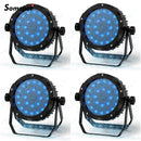Axyaa LED Par Lights RGBWA+UV 6 IN 1 - Stage Lighting for Events