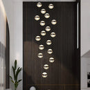 Axyaa Modern Chandelier Staircase Ceiling Light Fixture Aesthetic Indoor Lighting Fixture