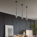 Axyaa LED Crystal Pendant Chandelier Set for Modern Room Decor