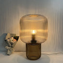 Axyaa Modern Glass Floor Lamp for Home Decor and Lighting