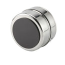 Axya Stainless Steel Spice Jars Set with Wall Mounted Rack & Wipeable Labels