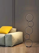 Axyaa Nordic LED Floor Lamp - Artistic & Luxurious Touch Switch Lighting