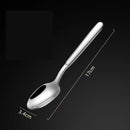 Axyaa Long Handle Stainless Steel Pointed Spoon for Home and Hotel Tableware