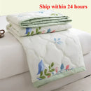 Axyaa Cotton Summer Quilt: Skin-Friendly & Cool, Printed Design for Dormitories