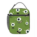 Axyaa Monsters Mike and Sullivan Insulated Lunch Tote Bag: Harajuku Thermal Cooler Bento Box