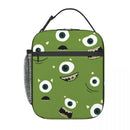 Axyaa Monsters Mike and Sullivan Insulated Lunch Tote Bag: Harajuku Thermal Cooler Bento Box