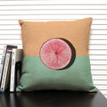 Axyaa Cactus Pineapple Pattern Cushion Cover 45x45 Linen Pillowcase