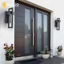 Axyaa Outdoor LED Wall Light 10W Retro Vintage Black Garden Porch Sconce Street Light