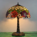 Axyaa Dragonfly Tiffany Glass Table Lamp - LED Retro Desk Light for Home Decor