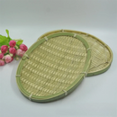 Bamboo Woven Basket Tray Set by Axyaa