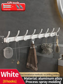 Axyaa Space Aluminum Wall Clothes Hook, Non-Perforated Bathroom & Bedroom Storage