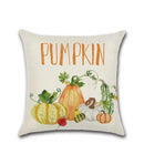 Axyaa Pumpkin Car Print Pillow Cover for Fall Home Decor