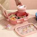 Axyaa Large Capacity Bento Box with Soup Bowl, Spoon - Children's School, Picnic Lunch Container