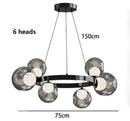 Axyaa Modern LED Pendant Light Chandeliers for Home Decor & Indoor Lighting