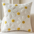 Axyaa Simple Flower Sofa Pillow Covers - Home Bed Decor