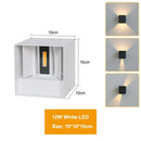 Axyaa LED Wall Lamp: Waterproof Cube Wall Light for Indoor & Outdoor Use