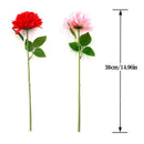 Axyaa Silk Gerbera Dahlia Fake Flowers for DIY Wedding Party Bouquet Decoration