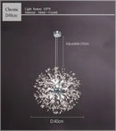 Axyaa Crystal Pendant Lamp for Modern Decoration Lighting in Bedroom, Bar, and Restaurant