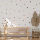 Axyaa Polka Dots Wall Decals: Creative, Waterproof, Removable Bedroom Stickers