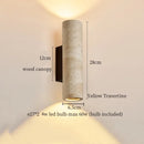 Axyaa Vintage LED Wall Lights for Living Room, Bathroom, Bedroom - Columnar Stone Design